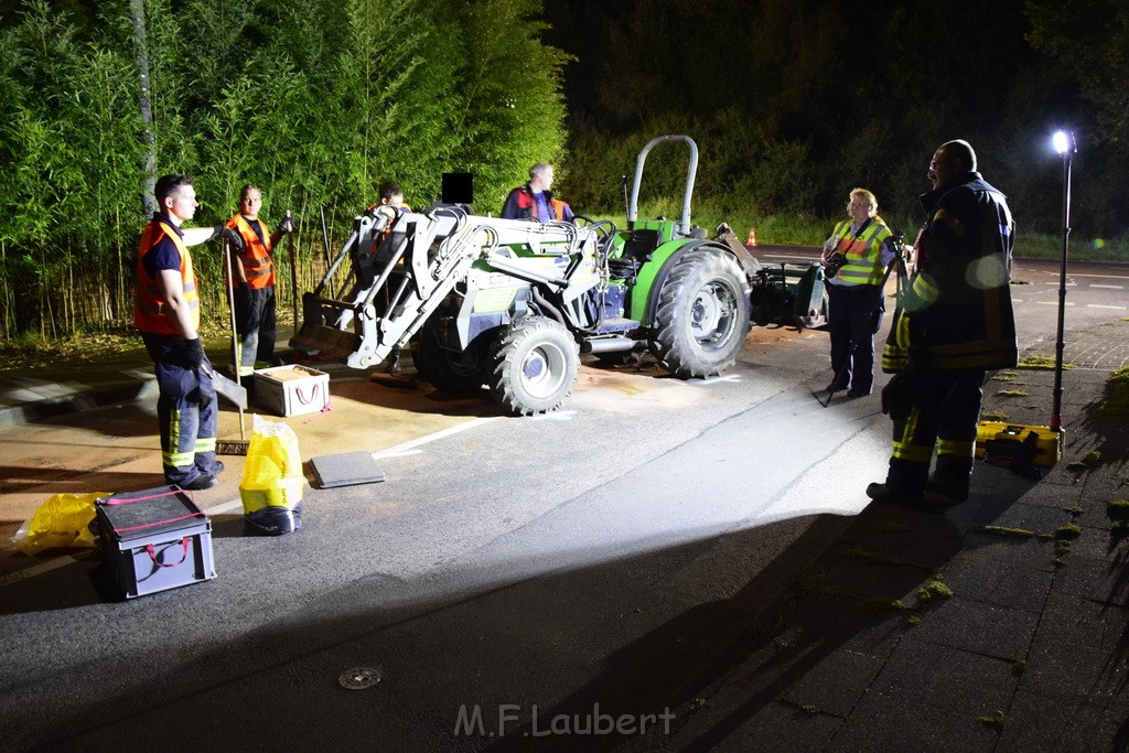 VU Krad Klein Traktor Koeln Hahnwald Bonner Landstr Unter den Birken P085.JPG - Miklos Laubert